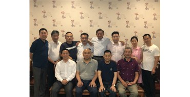 六安商会走访山海建筑工程公司